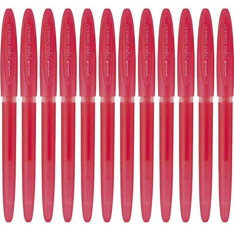 Uni-Ball UM-170 Signo Gelstick Rollerball Pen 0.7mm Red Box 12 UM170R (Box 12) - SuperOffice