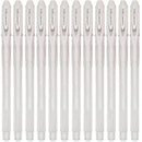 Uni-Ball UM120 Signo Gel Ink Rollerball Pens 0.7mm White Box 12 UM120ACWH (Box 12) - SuperOffice