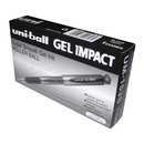 Uni-Ball UM153S Signo Broad Gel Impact Ink Pen 1.0mm Black Box 12 UM153SBK (Box 12) - SuperOffice