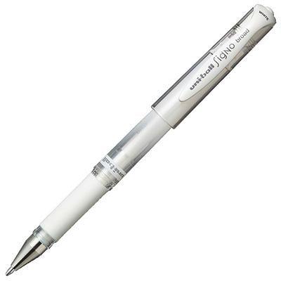 Uni-Ball UM153S Signo Broad Gel Ink Pen 1.0mm White UM153WH12 - SuperOffice