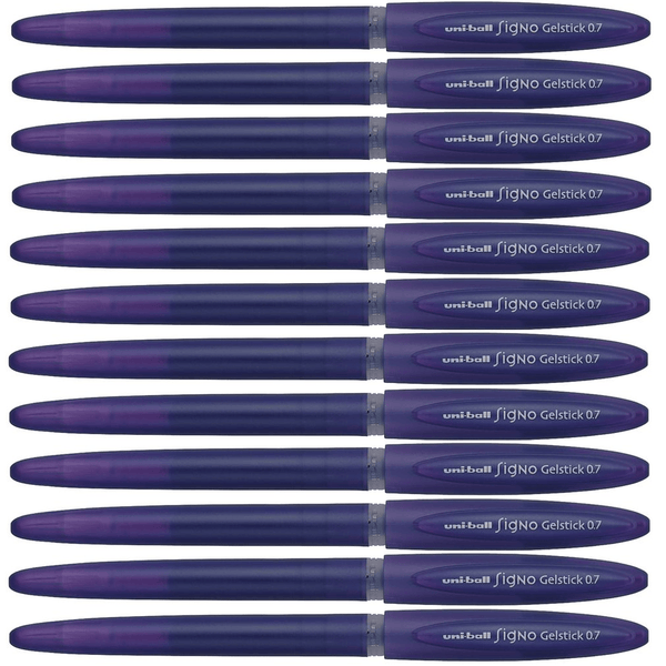 Uni-Ball Um170 Signo Gelstick Rollerball Pen 0.7mm Violet Box 12 UM170V (box 12) - SuperOffice