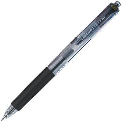 Uni-Ball Umn138 Signo Retractable Gel Ink Rollerball Pen 0.38Mm Black Box 12 UMN138BK - SuperOffice