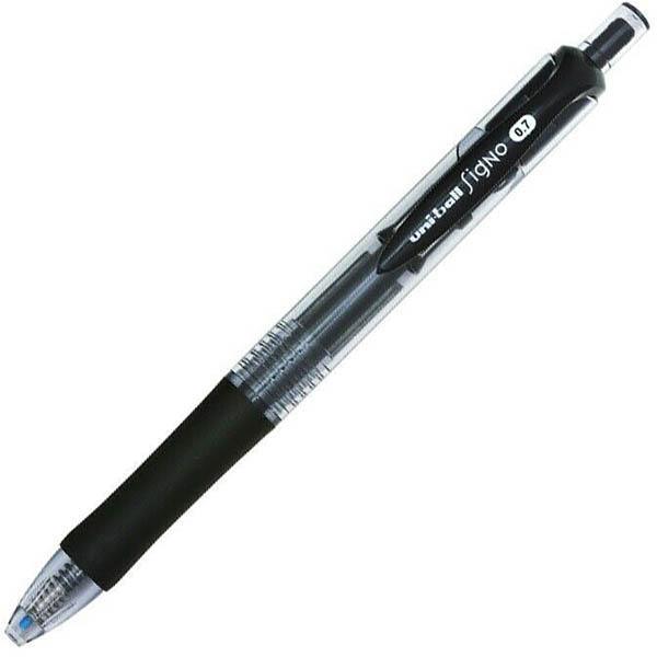 Uni-Ball Umn152 Signo Retractable Gel Ink Rollerball Pen 0.7Mm Black UMN152FBK - SuperOffice