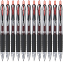 Uni-Ball UMN207 Signo Retractable Gel Ink Pen 1.0mm Broad Red Box 12 UMN207BR (Box 12) - SuperOffice