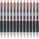 Uni-Ball UMN207 Signo Retractable Gel Ink Pen 1.0mm Broad Red Box 12 UMN207BR (Box 12) - SuperOffice