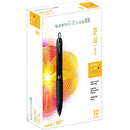 Uni-Ball UMN307 Signo Retractable Gel Ink Rollerball Pen 0.5mm Black Box 12 UMN307MBK (Box 12) - SuperOffice