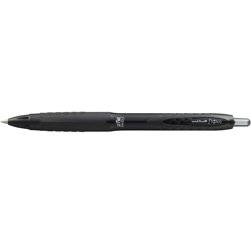 Uni-Ball UMN307 Signo Retractable Gel Ink Rollerball Pens 0.7mm Black Box 12 UMN307FBK (Box 12) - SuperOffice