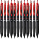 Uni-Ball UMN307 Signo Retractable Gel Ink Rollerball Pens 0.7mm Red Box 12 UMN307FR (Box 12) - SuperOffice
