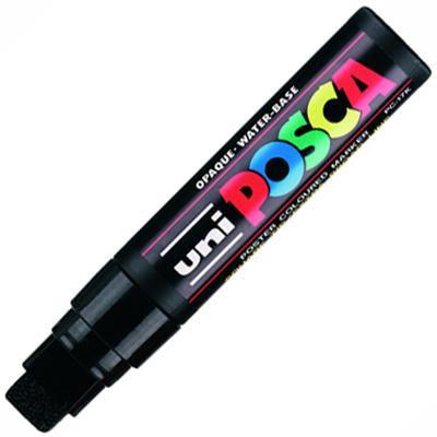 Uni Pc-17K Posca Poster Marker Extra Broad Chisel Tip 15Mm Black PC17KBK - SuperOffice
