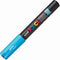 Uni Pc-1M Posca Poster Marker Extra Fine Bullet Tip 1Mm Light Blue PC1MLB - SuperOffice
