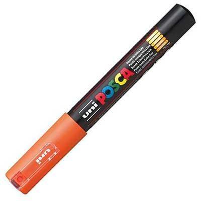Uni Pc-1M Posca Poster Marker Extra Fine Bullet Tip 1Mm Orange PC1MO - SuperOffice