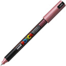 Uni Pc-1Mr Posca Poster Marker Ultra Fine Round Tip 0.7Mm Metallic Red PC1MRMR - SuperOffice