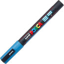 Uni Pc-3M Posca Poster Marker Fine Bullet Tip 1.3Mm Glitter Light Blue PC3MLLB - SuperOffice