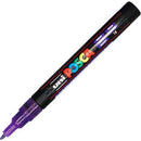 Uni Pc-3M Posca Poster Marker Fine Bullet Tip 1.3Mm Glitter Violet PC3MLVT - SuperOffice