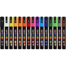 Uni Pc-5M Posca Poster Marker Medium Bullet Tip 2.5Mm Assorted Pack 15 PC5M15C - SuperOffice