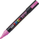 Uni Pc-5M Posca Poster Marker Medium Bullet Tip 2.5Mm Florescent Pink PC5MFP - SuperOffice