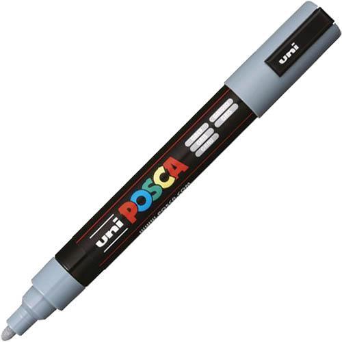 Uni Pc-5M Posca Poster Marker Medium Bullet Tip 2.5Mm Grey PC5MGR - SuperOffice