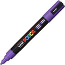 Uni Pc-5M Posca Poster Marker Medium Bullet Tip 2.5Mm Violet PC5MV - SuperOffice