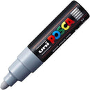 Uni Pc-7M Posca Poster Marker Medium Bullet Tip 4.5Mm Grey PC7MGR - SuperOffice