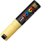 Uni Pc-7M Posca Poster Marker Medium Bullet Tip 4.5Mm Straw Yellow PC7MSY - SuperOffice