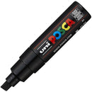 Uni Pc-8K Posca Poster Marker Broad Chisel Tip 8Mm Black PC-8KBK - SuperOffice