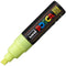 Uni Pc-8K Posca Poster Marker Broad Chisel Tip 8Mm Bright Yellow PC-8KBY - SuperOffice