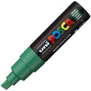 Uni Pc-8K Posca Poster Marker Broad Chisel Tip 8Mm Green PC8KGN - SuperOffice