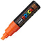 Uni Pc-8K Posca Poster Marker Broad Chisel Tip 8Mm Orange PC-8KO - SuperOffice