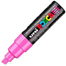 Uni Pc-8K Posca Poster Marker Broad Chisel Tip 8Mm Pink PC-8KP - SuperOffice