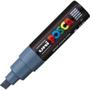 Uni Pc-8K Posca Poster Marker Broad Chisel Tip 8Mm Slate Grey PC8KSLGR - SuperOffice