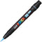 Uni Pcf-350 Posca Poster Marker Brush Tip 1-10Mm Light Blue PCF350LBL - SuperOffice