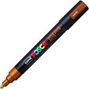 Uni Posca PC-5M Posca Poster Marker Medium Bullet Tip 2.5mm Bronze 6 Pack PC5MBZ (6 Pack Bronze) - SuperOffice