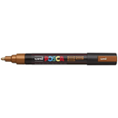 Uni Posca PC-5M Posca Poster Marker Medium Bullet Tip 2.5mm Bronze 6 Pack PC5MBZ (6 Pack Bronze) - SuperOffice