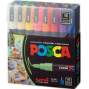 Uni Posca PC5M Paint Markers Medium Bullet Tip 16 Colours Pack PC5M16C - SuperOffice