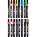 Uni Posca PC5M Paint Markers Medium Bullet Tip 16 Colours Pack PC5M16C - SuperOffice