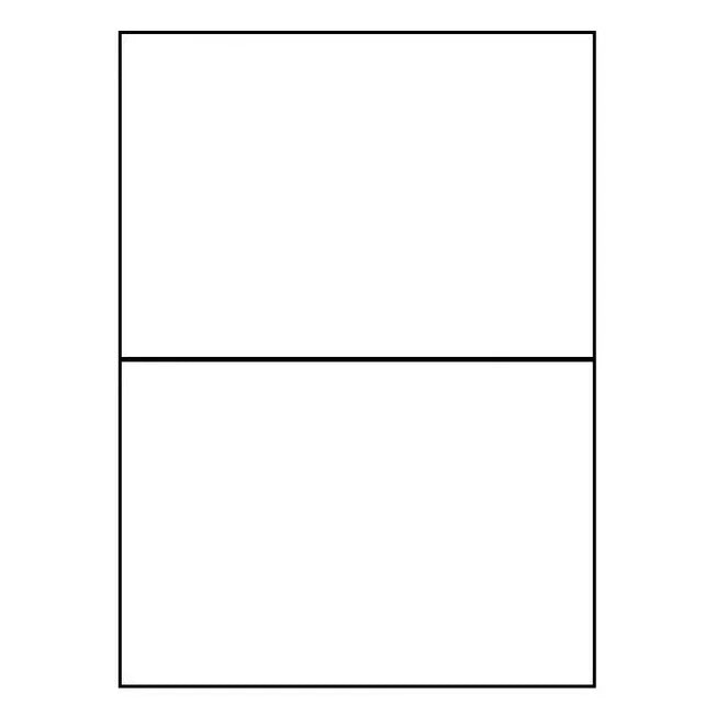 Unistat 38938 Multi-Purpose Label 2UP 148x210mm White Pack 100 38938 - SuperOffice