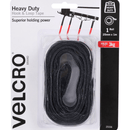 Velcro Brand Stick-On Heavy Duty Hook And Loop Tape Strip 25mmx1m Black 25556 - SuperOffice