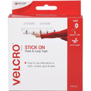 Velcro Brand Stick-On Hook And Loop Tape 19mmx1.8m White 42719 - SuperOffice