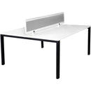 Ventura 2 Person Pod With Screen 1500 X 1500 X 745Mm White/Black V2P1575SCWB - SuperOffice