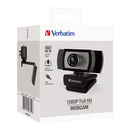 Verbatim 1080p Full HD Webcam Black/Silver 66614 - SuperOffice