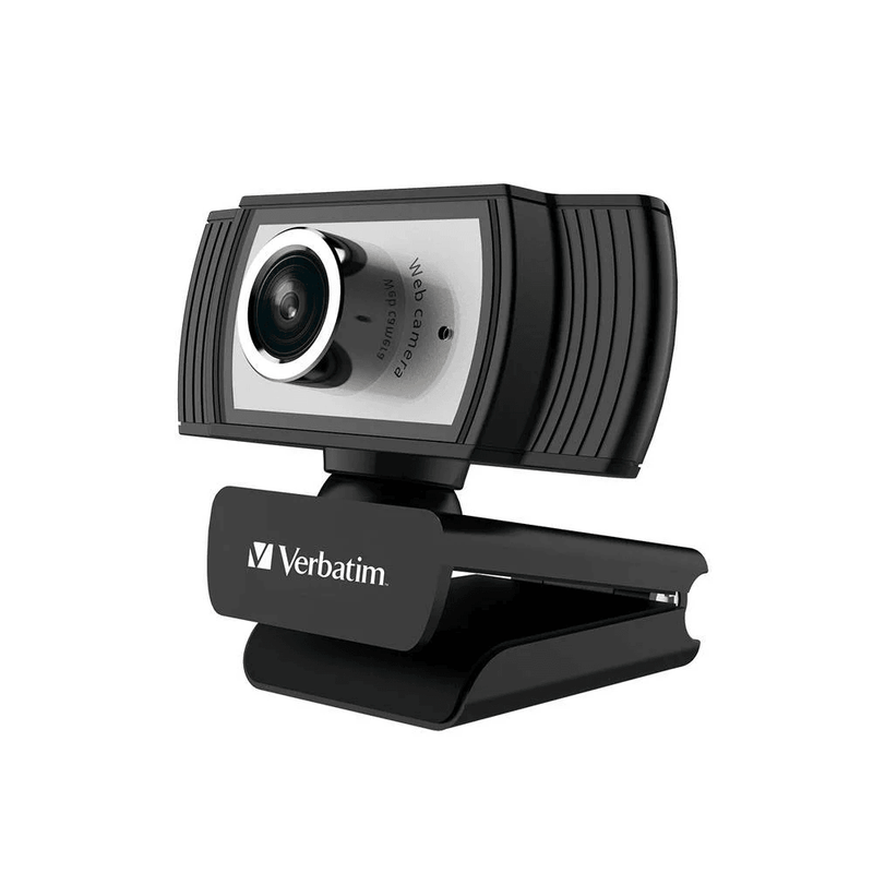 Verbatim 1080p Full HD Webcam Black/Silver 66614 - SuperOffice