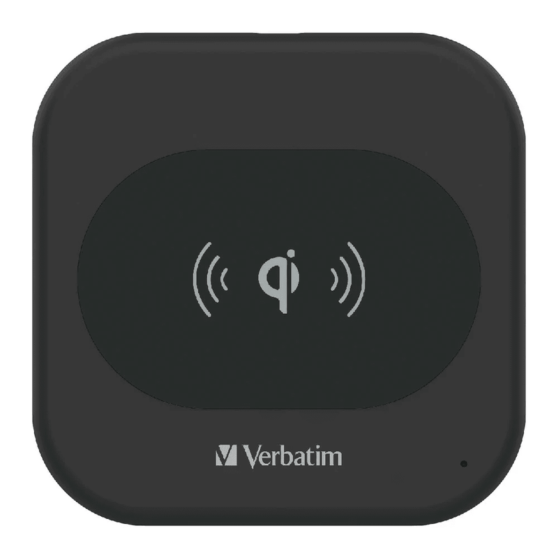Verbatim 15w Wireless Charger Space Grey 66597 - SuperOffice