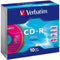 Verbatim 41846 Cd-R Dvd Jewel Case 700Mb 52X Coloured Pack 10 41846 - SuperOffice