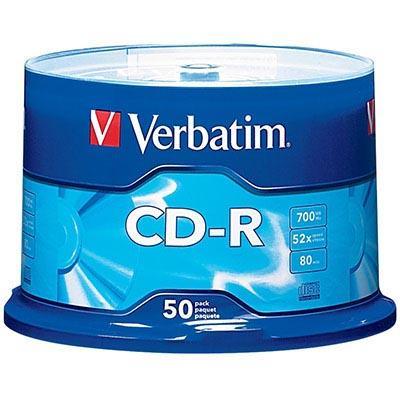 Verbatim Cd-R 80 Min 52X Spindle Pack 50 94691 - SuperOffice