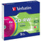 Verbatim Cd-Rw 80Min 2X-4X Coloured Case Pack 5 43133 - SuperOffice