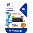 Verbatim MicroBan Antibacterial Pinstripe USB 3.0 Drive Stick 64GB 66776 - SuperOffice