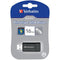 Verbatim Pinstripe Flash Drive 2.0 16Gb Black 49063 - SuperOffice