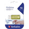 Verbatim Store-N-Go Pinstripe Usb Flash Drive 2.0 16Gb Green 49070A - SuperOffice