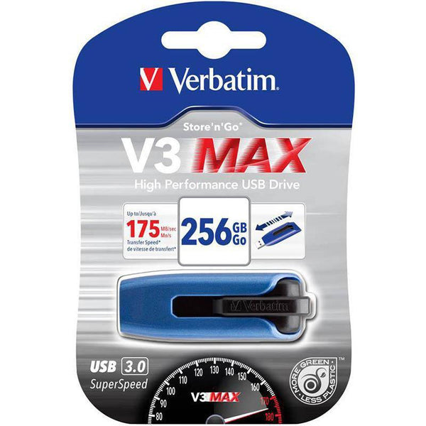 Verbatim Store-N-Go V3 Max Usb Drive 256Gb 49809A - SuperOffice