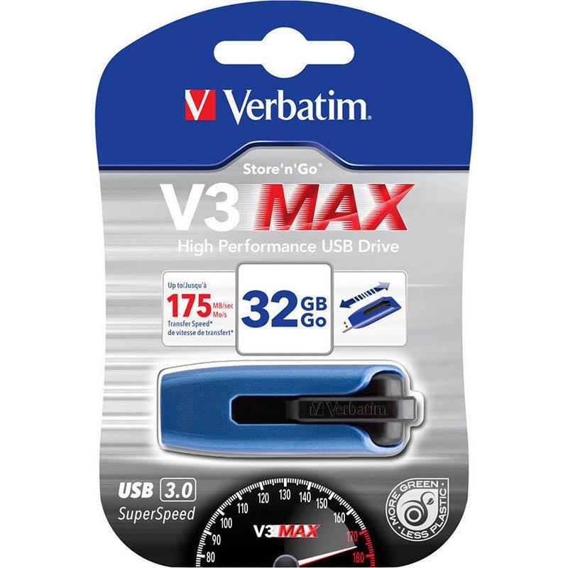 Verbatim Store-N-Go V3 Max Usb Drive 32Gb 49806A - SuperOffice